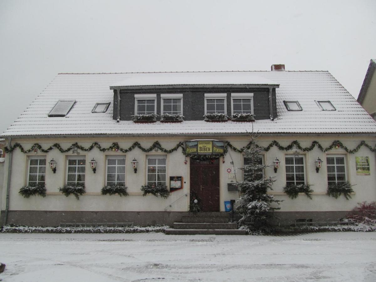 Gasthaus Und Pension Zum Biber Steckby Exterior photo